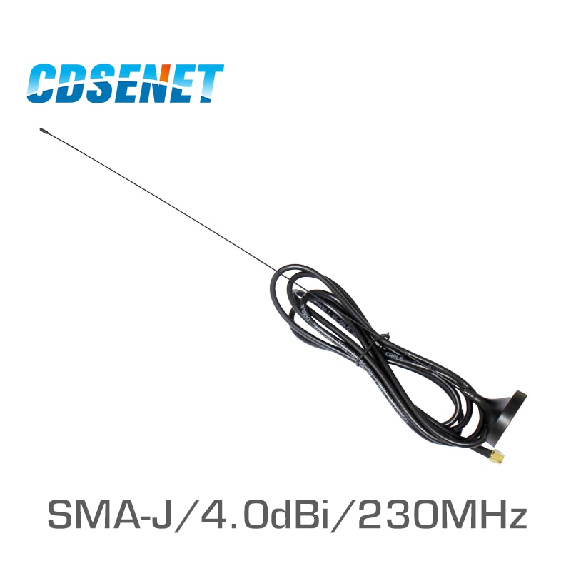 2Pcs  ̵ 230MHz Wifi vhf ׳ TX230-XP-200 2m  ̺ ſ SMA Male Magnet Base Sucker ׳